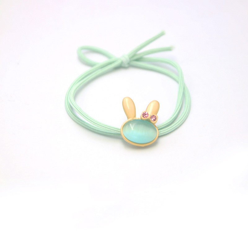 Title 5, Cute Opal Bunny Hair Band Rubber Band Hair Rope