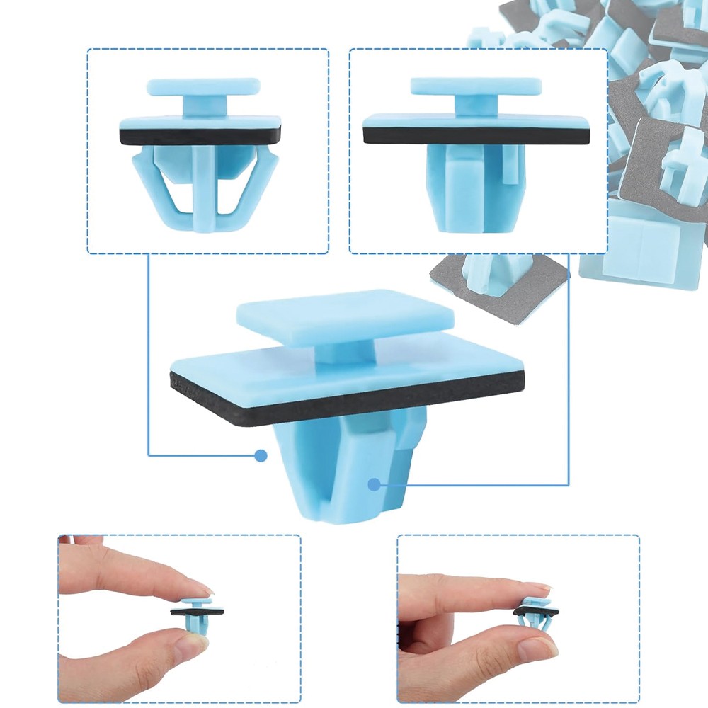 50pcs For Hyundai Santa KIA Side Moulding Clips Door Trim Strip 877561F000 — image 7