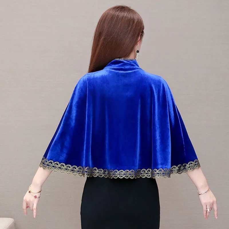 Women's Temperament Sleeveless Loose Cardigan Jacket Cape