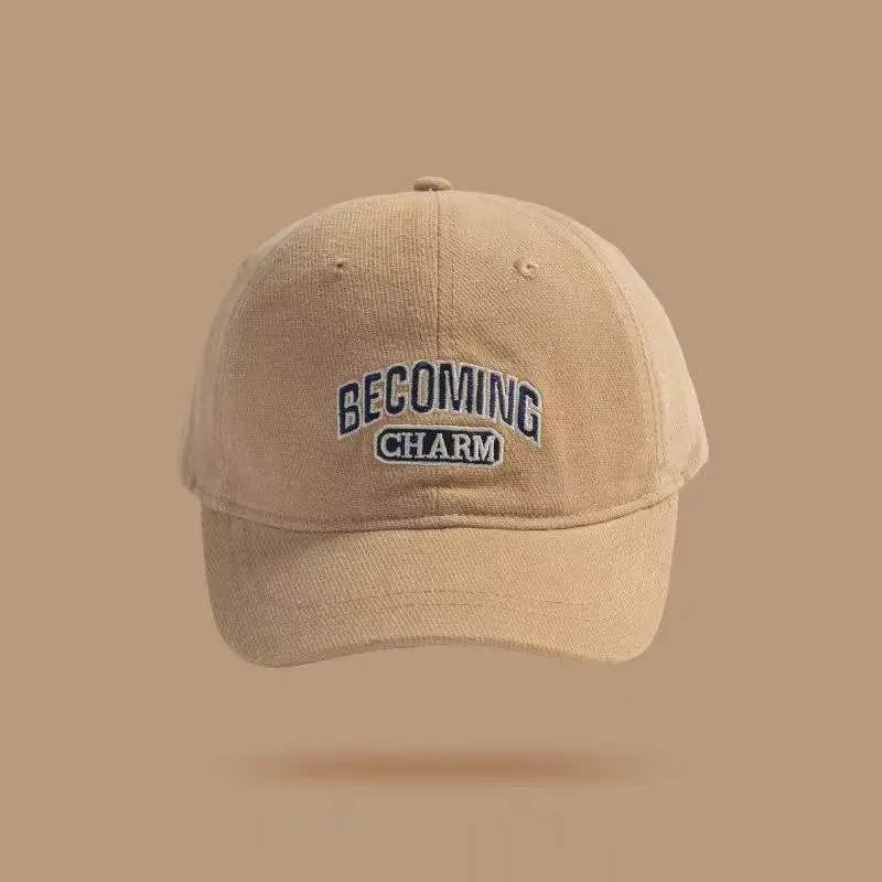 Men's And Women's Universal Letter Embroidery Soft Top Adjustable Contrast Patchwork Retro Style Baseball Cap, Suitable For Daily Outings, Versatile For Sun Pro