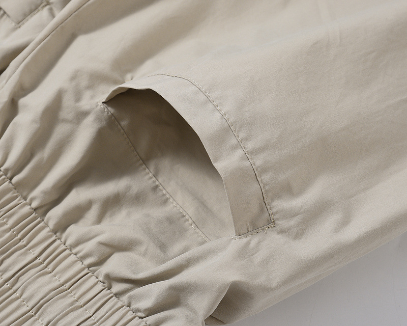 Men's Lace Up Pleated Elastic Waist Casual Pants