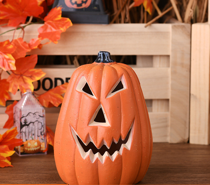 Lampe Citrouille Halloween — Déco Lumineuse PVC
