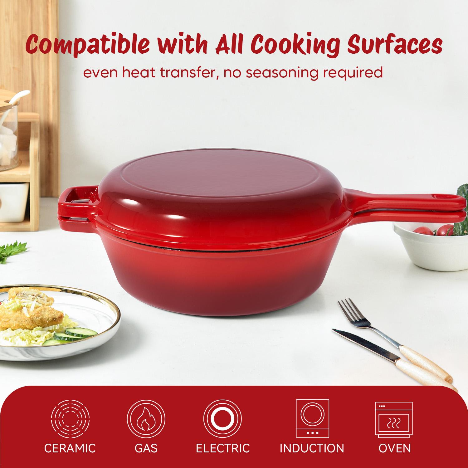 A Cast-iron Soup Pot With A Lid Safe, Reliable, And Designed To Preserve Nutrients When Stewing Bones Or Making Soup. — foto 3