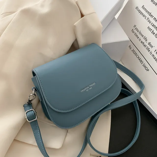 New Fashion Girl Summer Contracted Fashion Trend Of Foreign Gas Shoulder Bag Blue - Shop at LoveMi