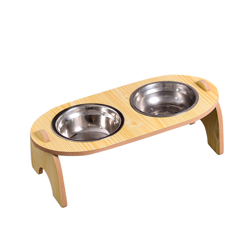 Wooden food bowl