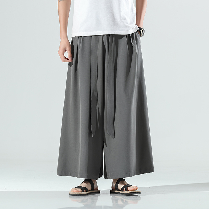 Title 2, Pantaloni Casual Oversize in Seta di Ghiaccio, ...