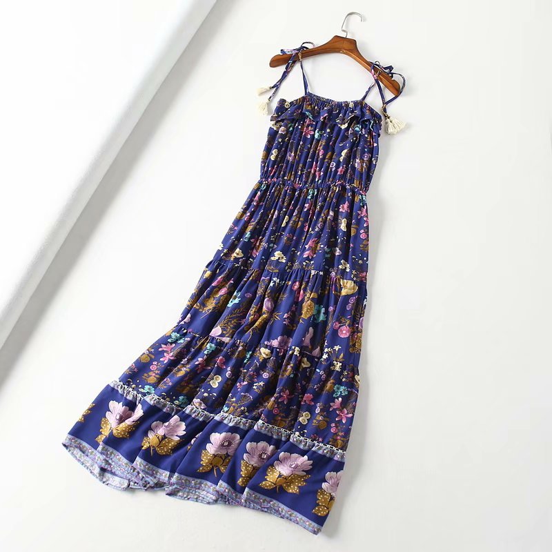 Cotton Printed Maxi Dress, picture 5 of 7