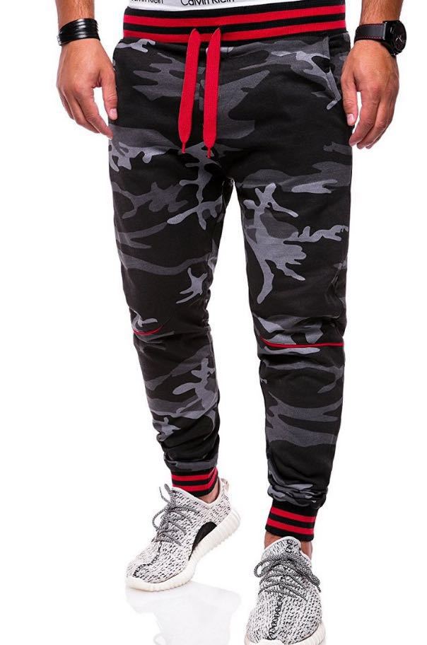 Large Size Casual European And American Camouflage Sweatpants