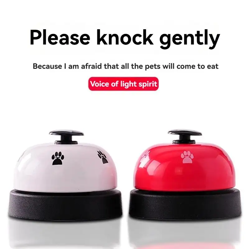 Pet Bell Cat Dog Trainer Toy Footprints