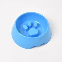 Pet Supplies Dog Anti-Choke Bowl Slow Food Basin Thickened Plastic - Blue - View 1
