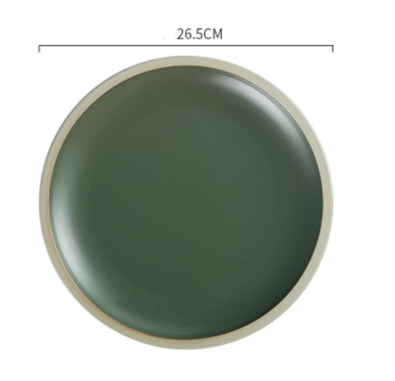 Title 12, Morandi Ceramic Matte Western Dinner Plate Hous...