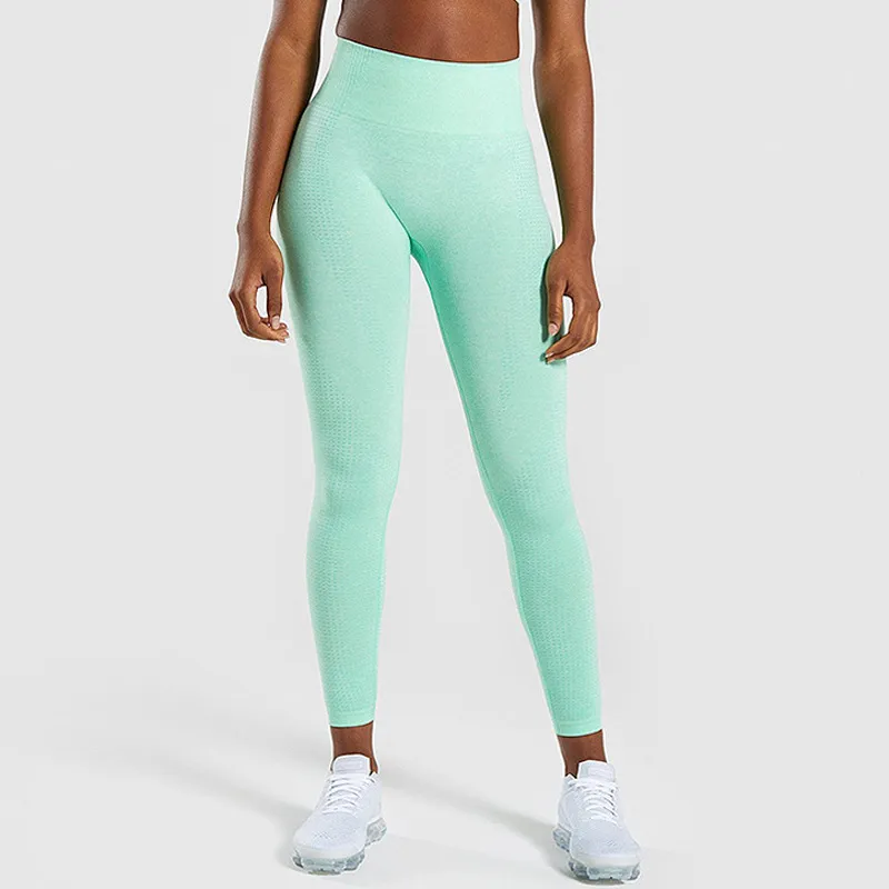 Camouflage Seamless Hip-lifting Cropped Trousers Women's Fitness Pants - 1 Style-S