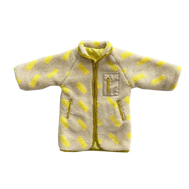 Children's Clothing, Long Fur Zipper Coat, Plus