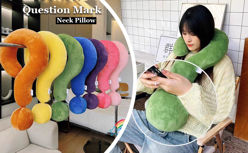 Question Mark Travel Neck Pillow