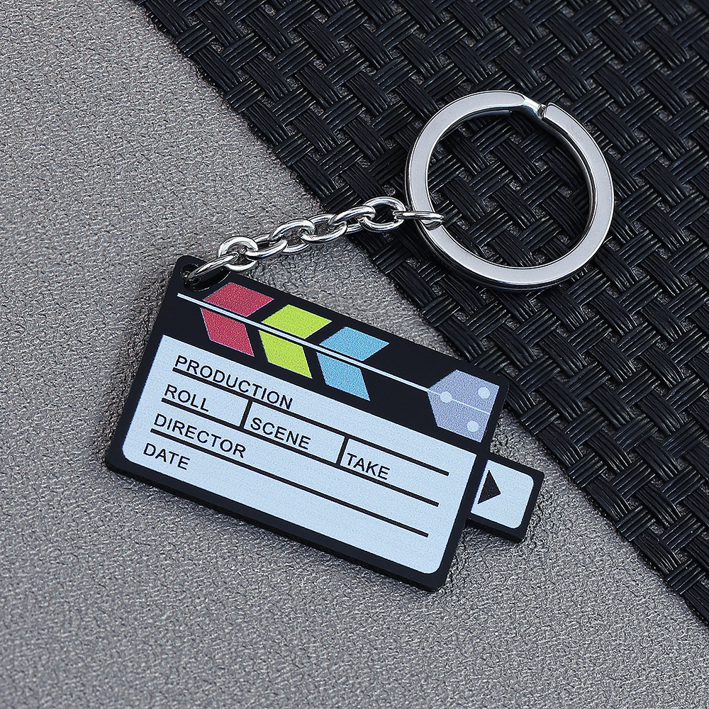 Clapperboard Keychain