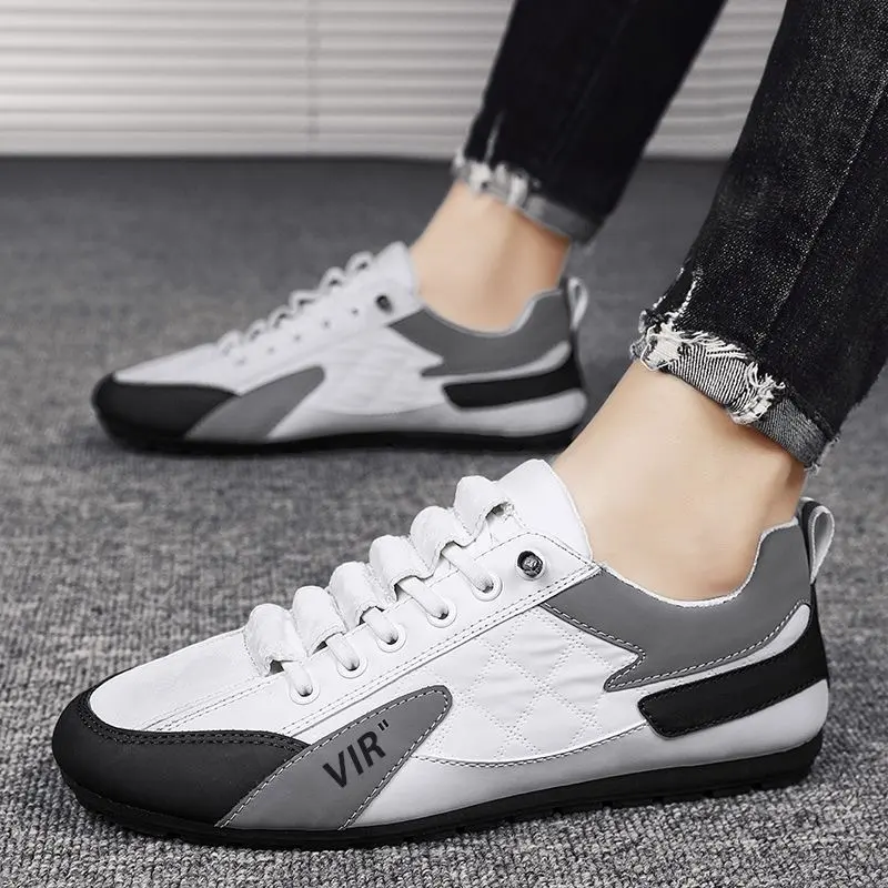 Men Sneakers Strapless Running Shoes Fashion Outdoor Walking Flat