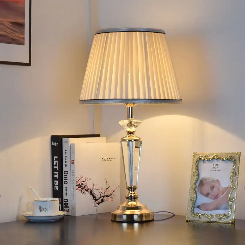 Crystal Table LampDesk Bedside Lamp LED Modern