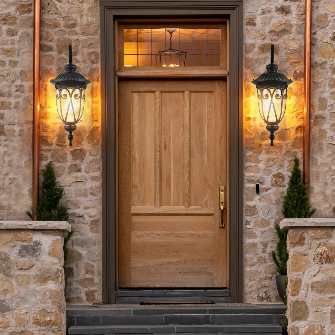 23in H 1-pack Classic Outdoor Wall Lantern