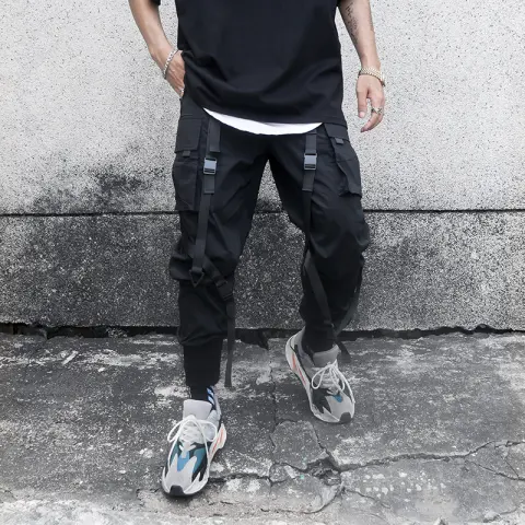 Summer New Style Functional Trend Brand Overalls Men's Trendy