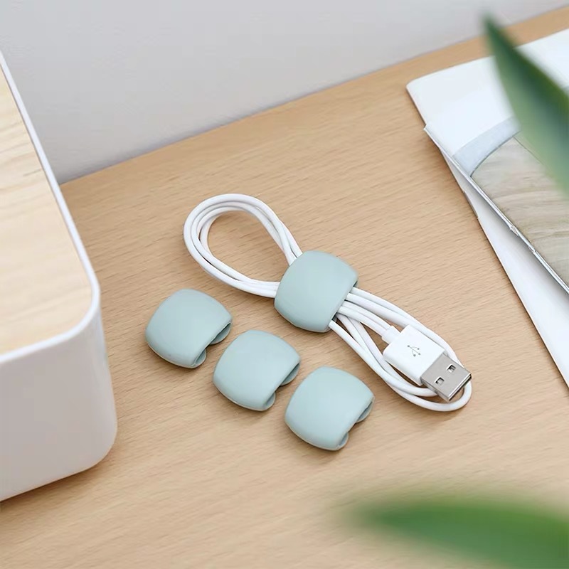 Travel Data Cable Simple Multi-functional Organize Storage Buckle