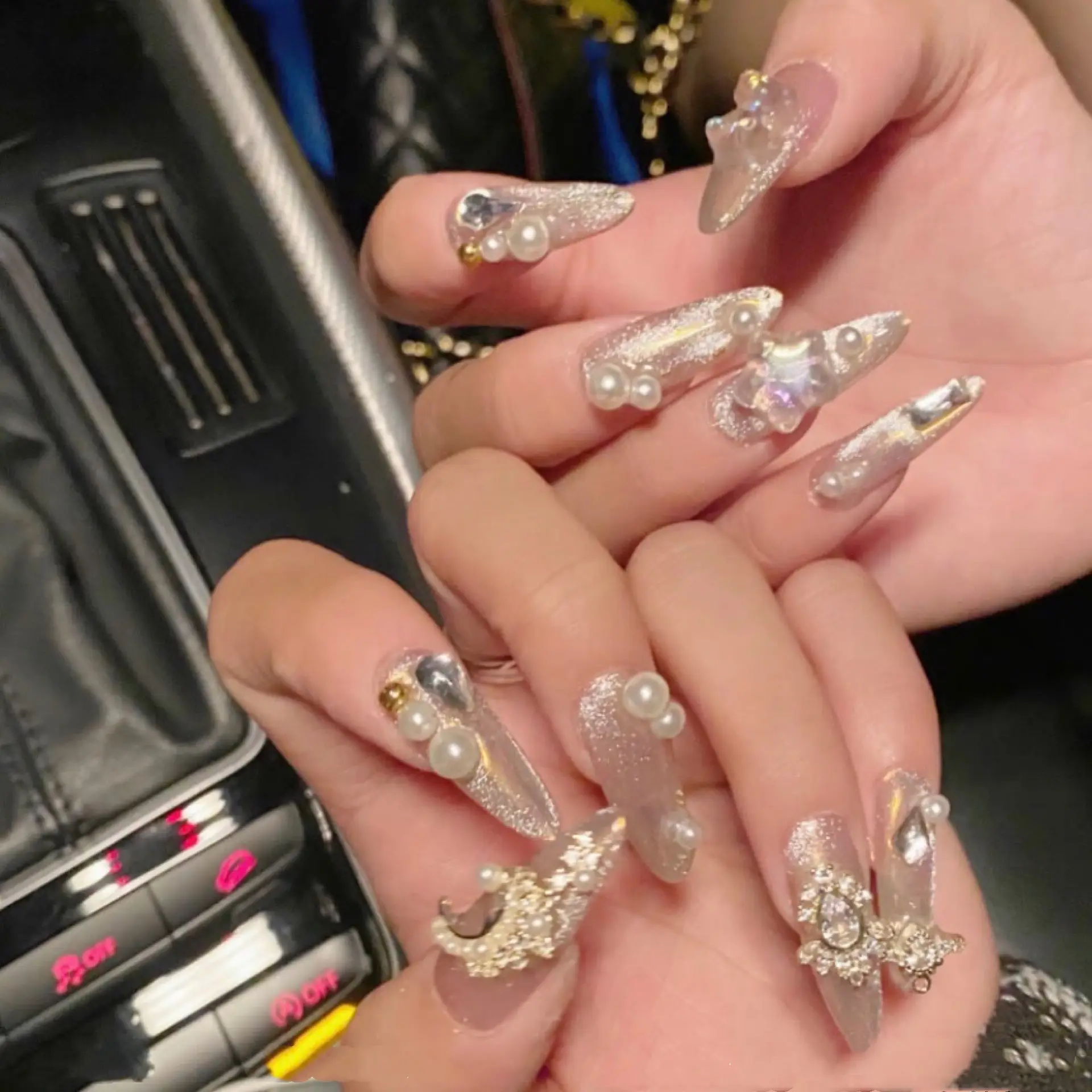 Ins Wearable Nail Art Cat Eye Luxury