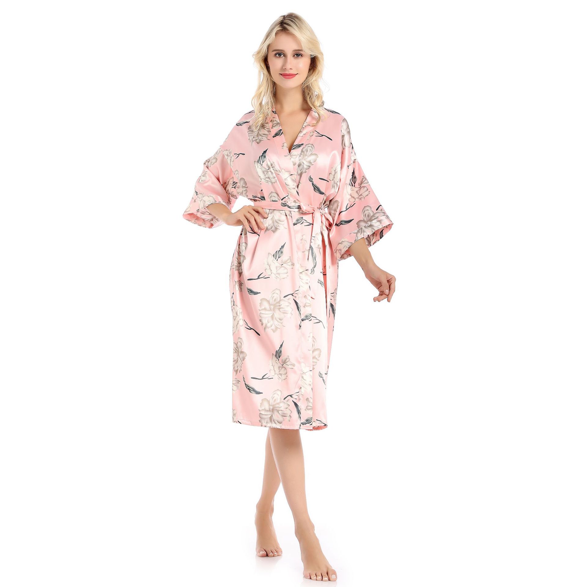 Title 6, Pajamas Silk Comfortable Soft Satin Fabric At Home