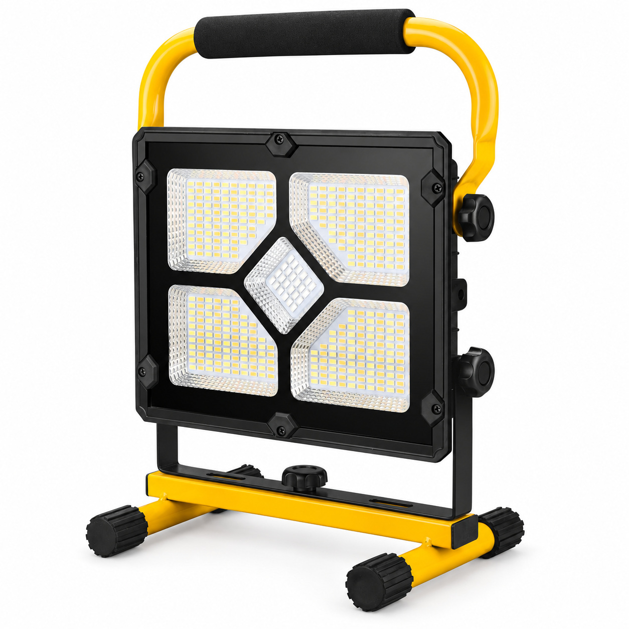 Solar Powered Rechargeable Battery Display Type C 18650 W878 1 188 LED Flood Light 4