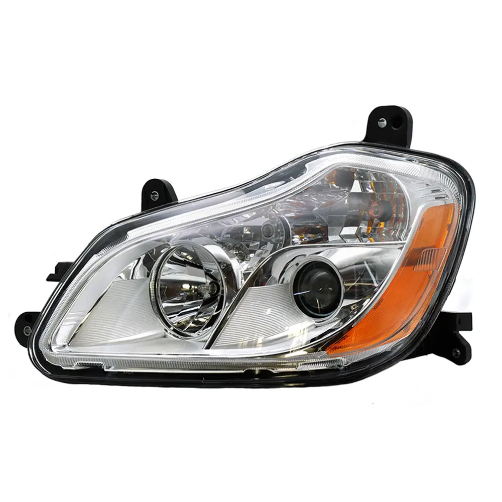 Chrome Headlights Compatible With Kenworth T680 2013-2021