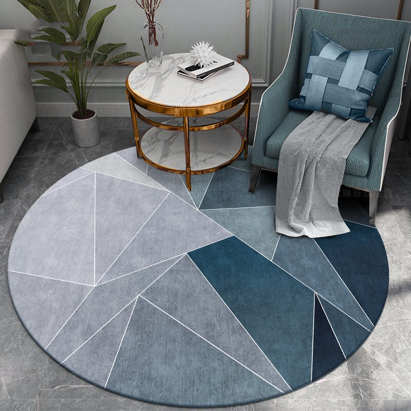 Dirt-resistant Office Computer Underfoot Round Carpet Pad