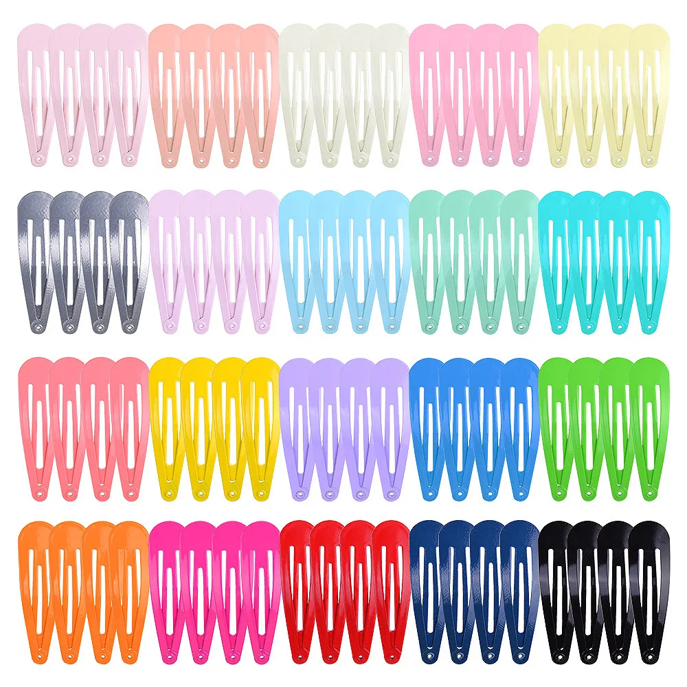 Hair Clips, 2 Inch Non-Slip Metal Hair Barrettes For Girls, Kids, Baby And Women. 20 Colors