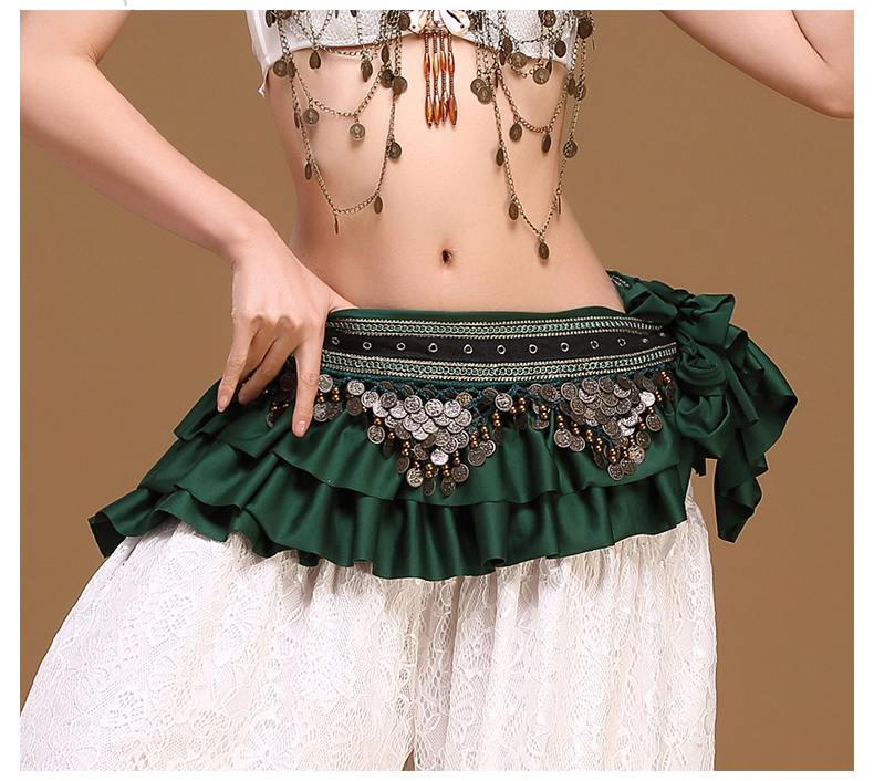 Title 12, Belly Dance Waist Chain Retro Copper Coin Hip T...