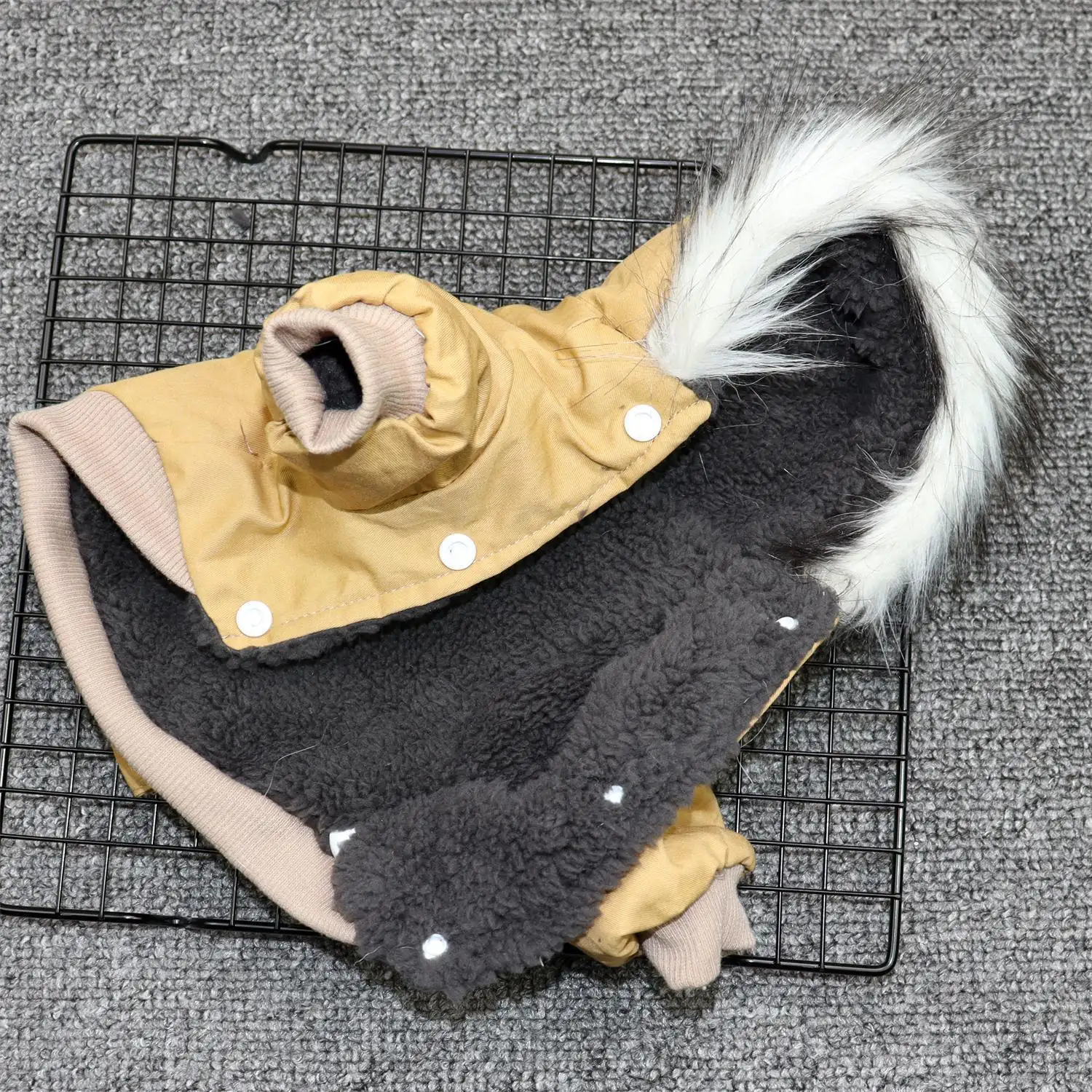 Padded Dog Clothes Coat