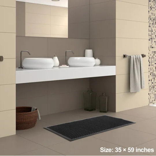 Bar Kitchen Industrial Multi-functional Anti-fatigue Drainage Rubber Non-slip Hexagonal Mat 150X90cmSame… image 3