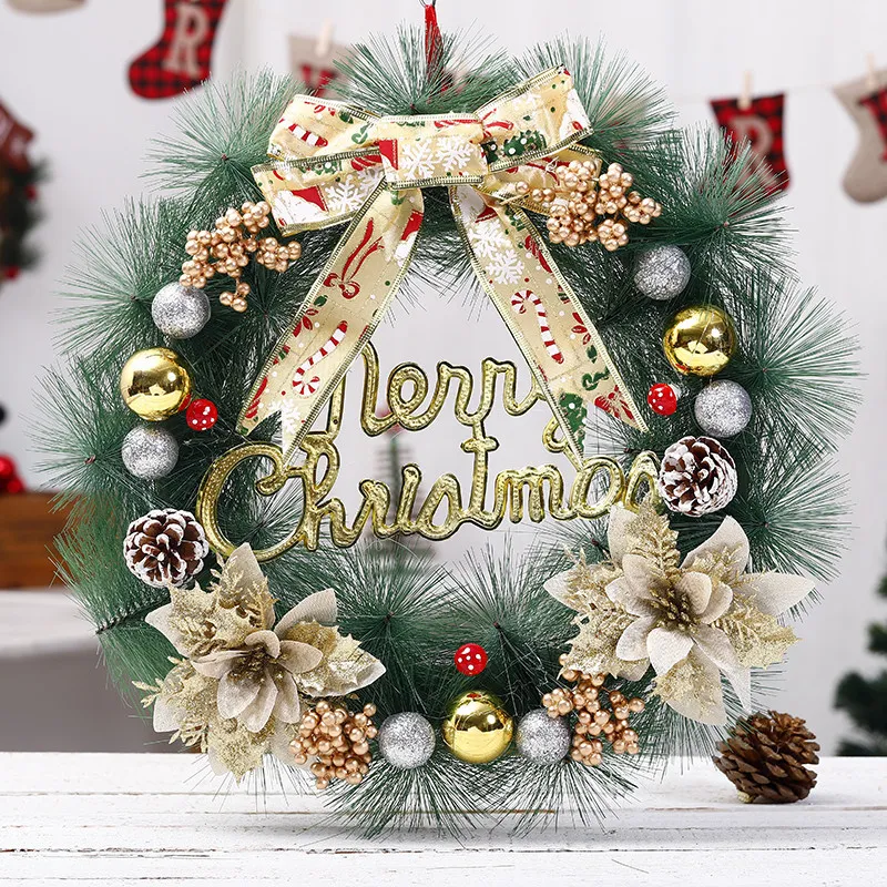 Christmas Decorations Creative Gifts, Ornaments Christmas Wreaths – image 7