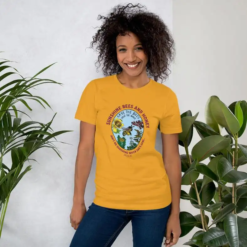 European And American Digital Printing Casual Round Neck Short Sleeves