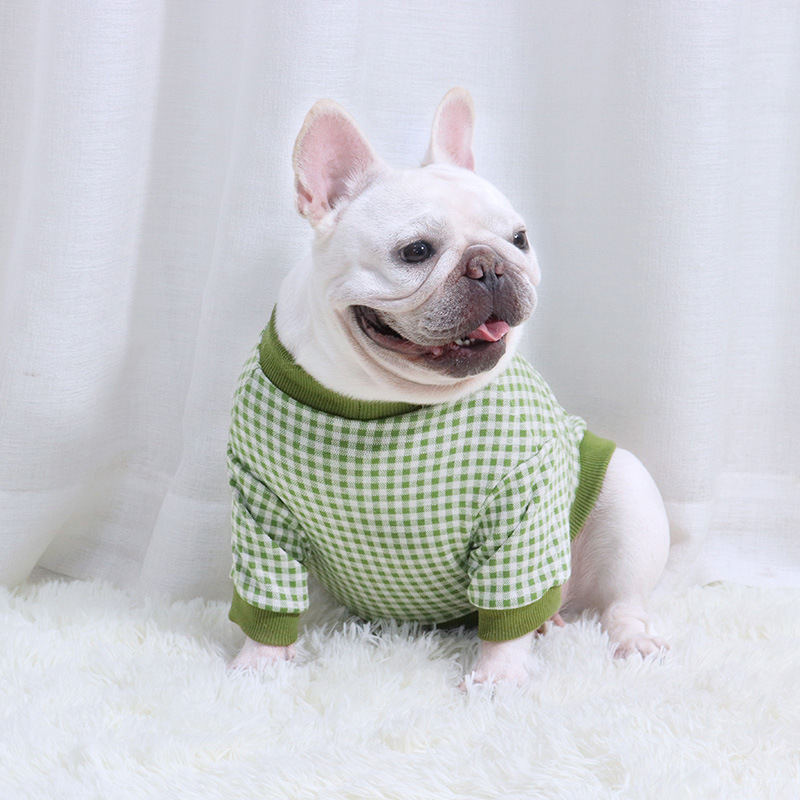 Fadou Autumn And Winter Plus Velvet Sweater Fat Plaid Dog Clothes — image 4 of 5