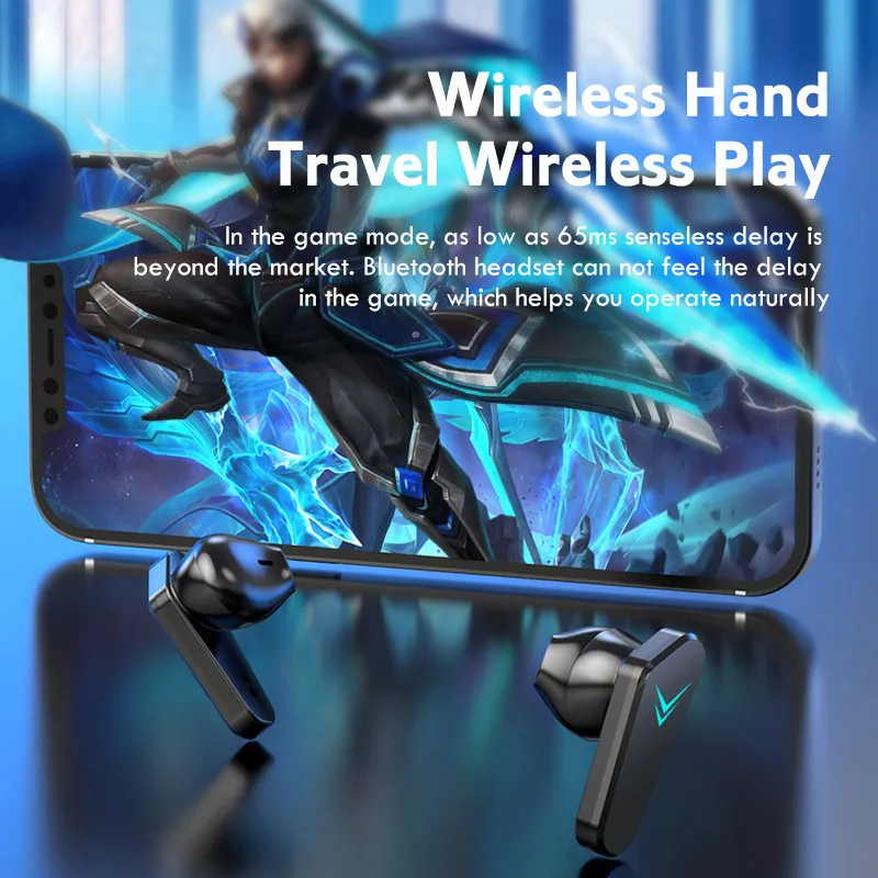 Wireless Gaming Headphones No Delay Noise Reduction Bluetooth Earphones HIFI Sound E-Sport Game Headset With Mic – image 6