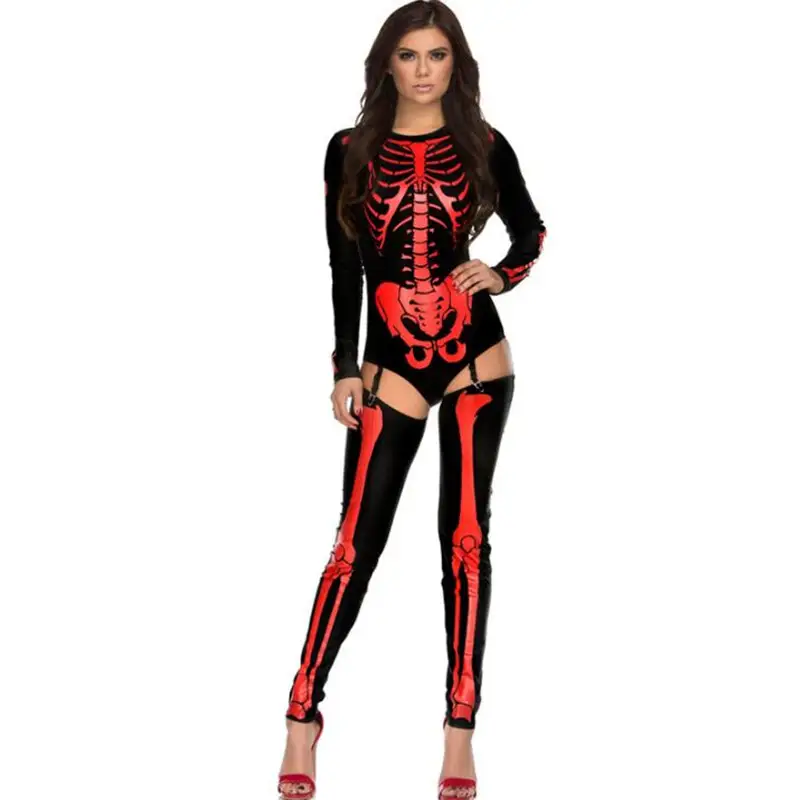 Skeleton Print Catsuit, photo 3
