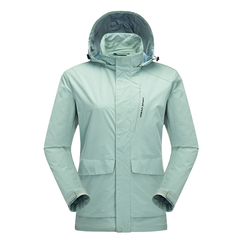 Oversized Sports Detachable Hooded Men's Jacket