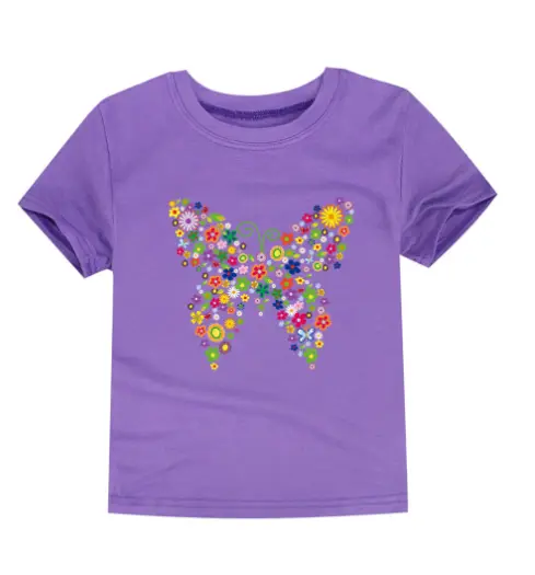 Men's And Women's Baby Half-sleeved Cartoon Printed T-shirt