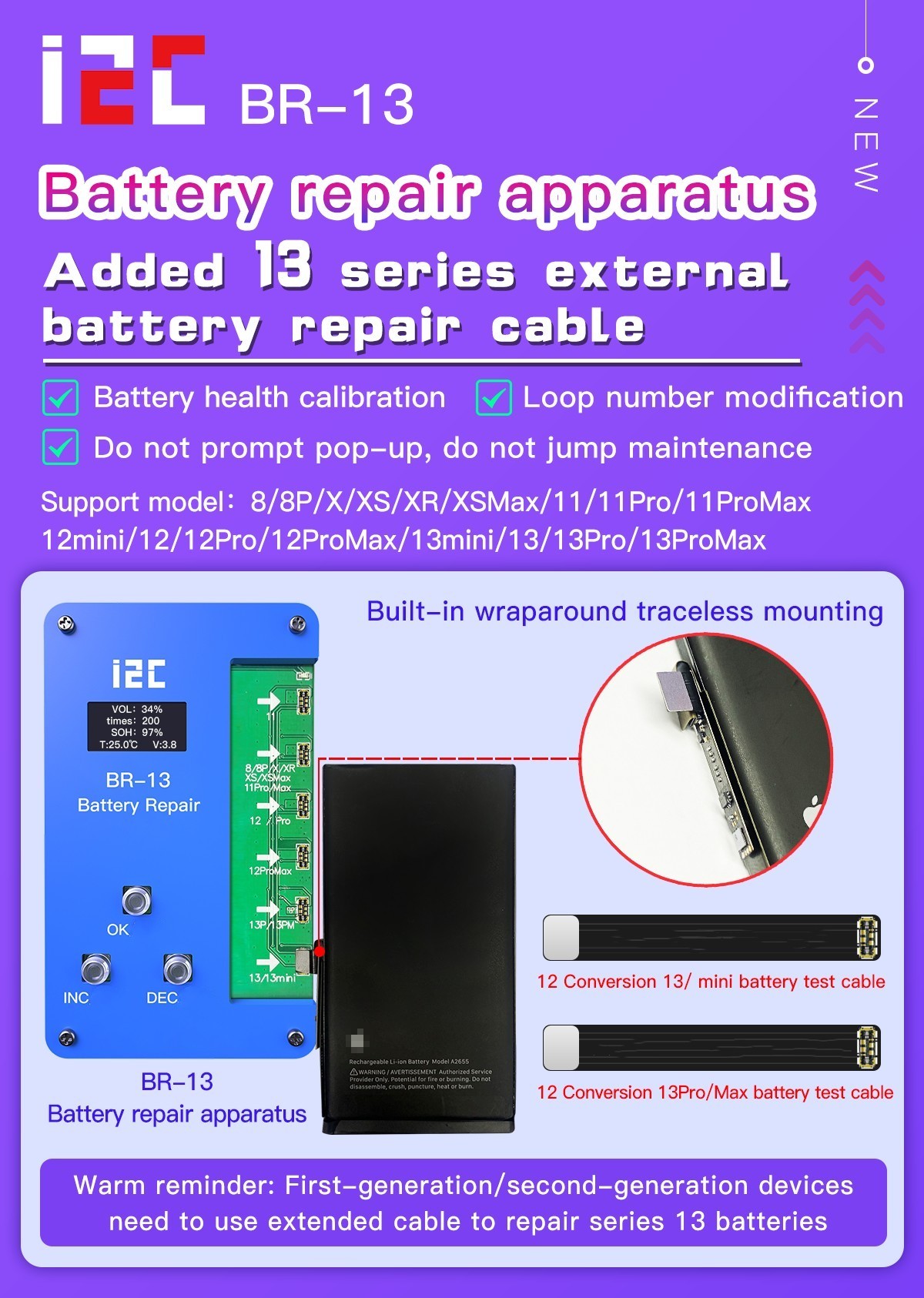Battery Data Recovery Instrument Corrects The Efficiency Of External Wiring. Reset The Battery Cell Capacity — foto 3