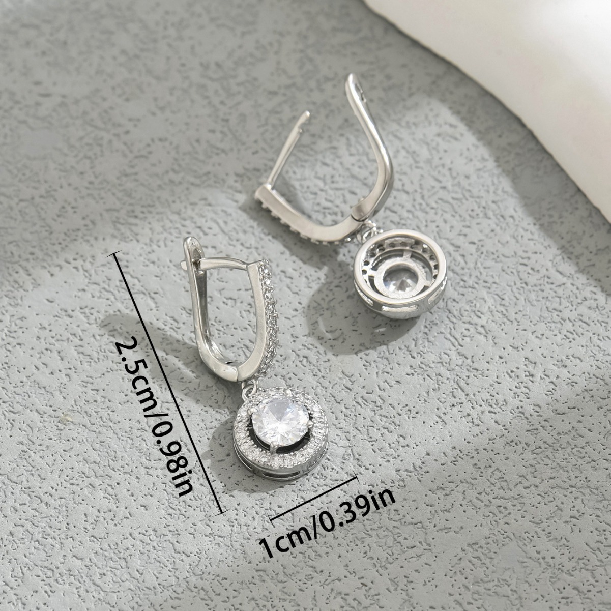 Korean Style Soft Lovely Women Stud Earrings, Niche Premium Forest Style Design Inlaid Cubic Zirconia, Versatile Daily Fashion Ear Jewelry For Ladies