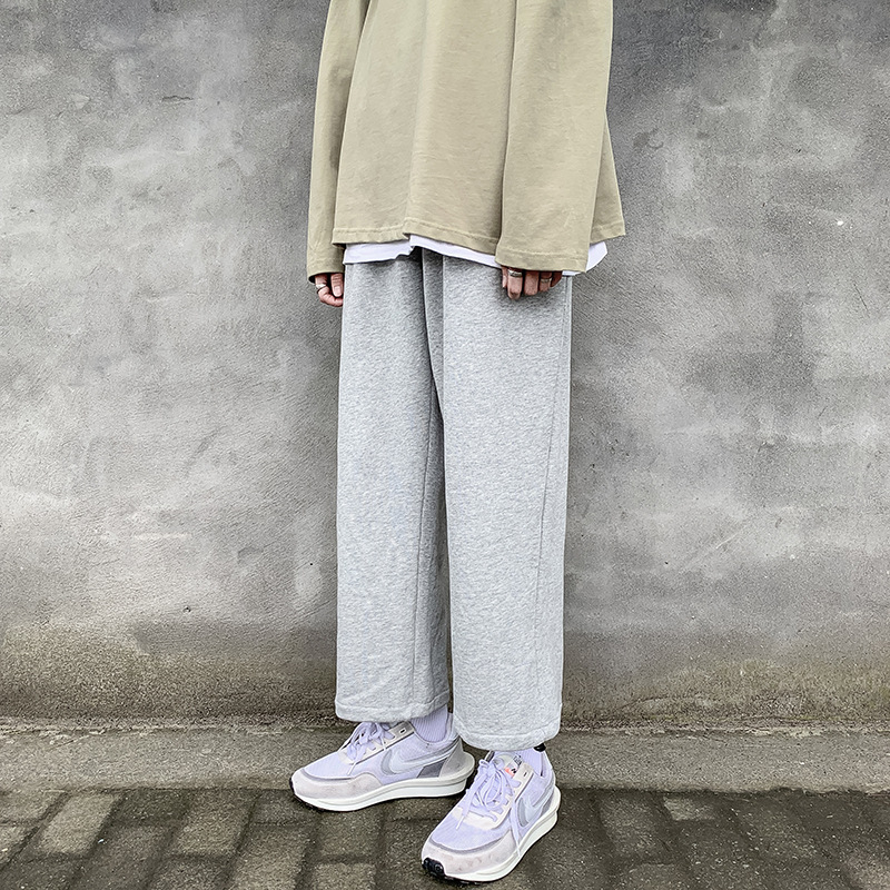 Very Fairy Trousers Men's Handsome Straight Loose Wide-leg Pants