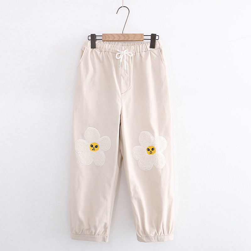 Title 8, Pantalon Casual Loose Bloomers Nine Points Femm...