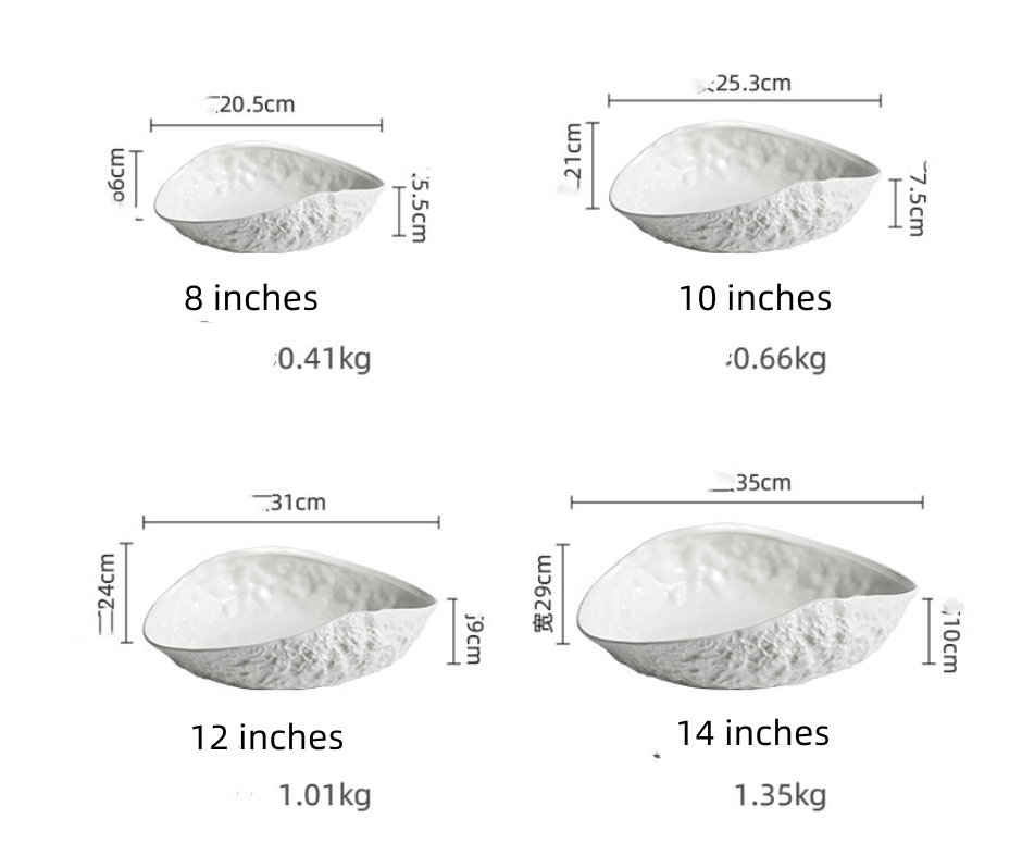 Special-shaped Ceramics High-end Plate Light Luxury Hotel Tableware - Image 2