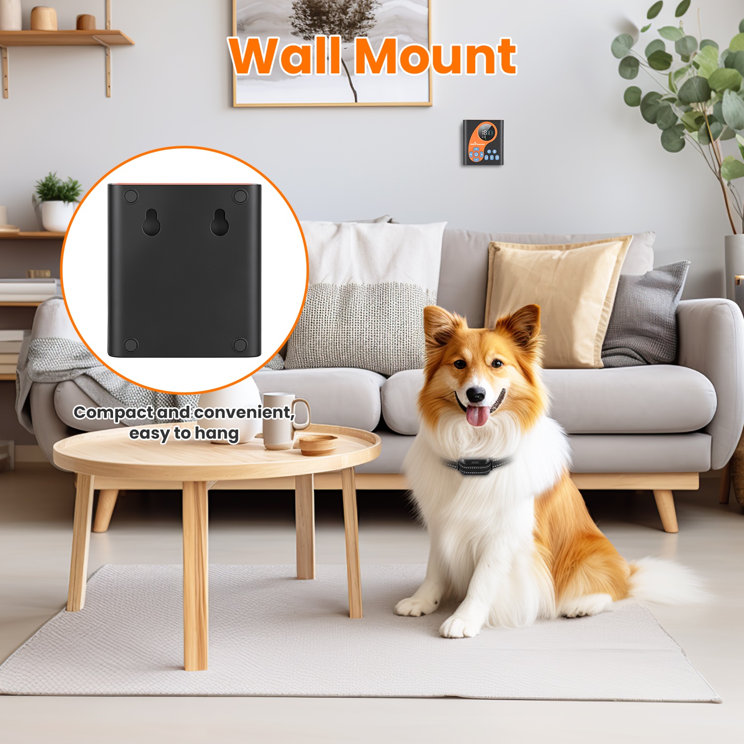 2 In 1 Wireless Dog Fence System With Training Collar Invisible Dog Fence IP68 Waterproof With 722FT Adjustable Range Beep Vibration Static Shock — foto 15