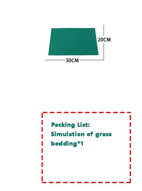 Simulation of grass bedding