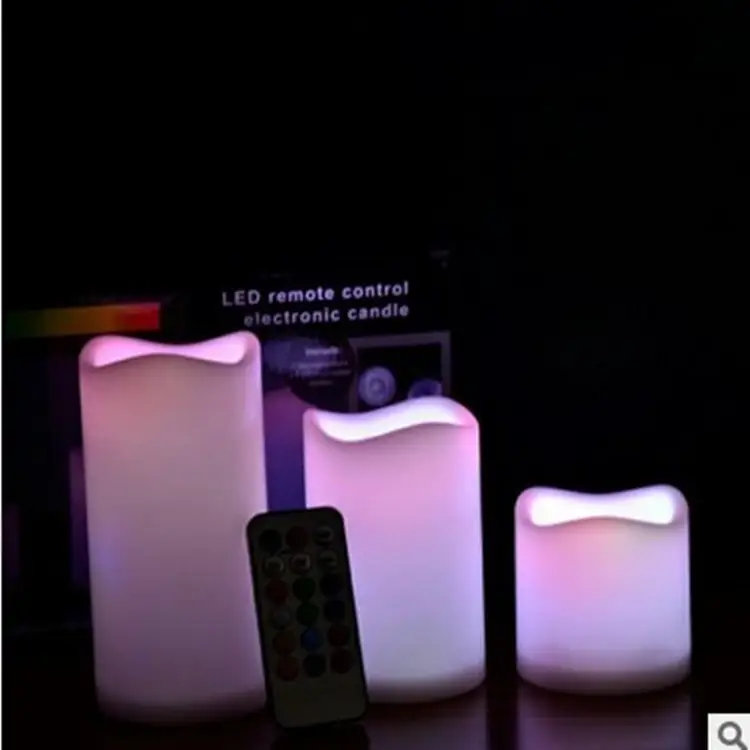 Creative Remote Control Candle Lamp 18 Key Timing