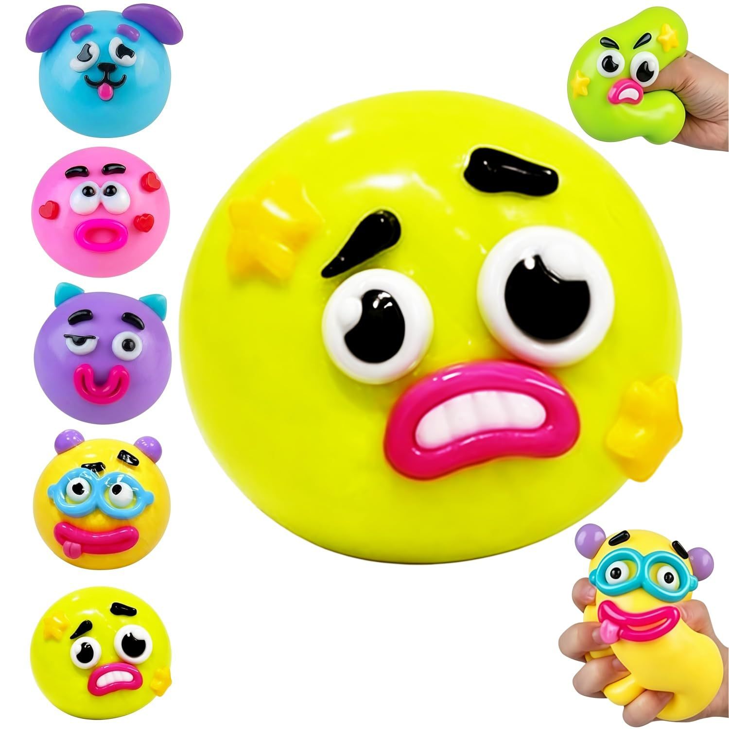 Squishy Squeaky Decompression Dog Toy