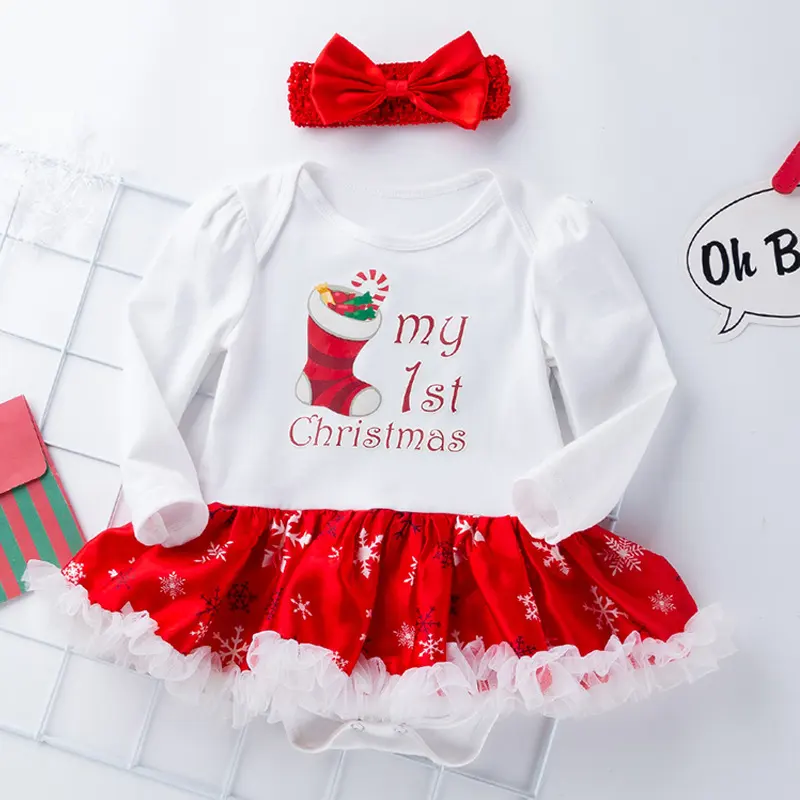 Baby Clothes Long Sleeve Romper Dress Jumpsuit